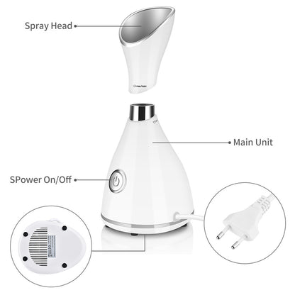 Face Steamer Beauty Device - Hydrating Water Replenishment