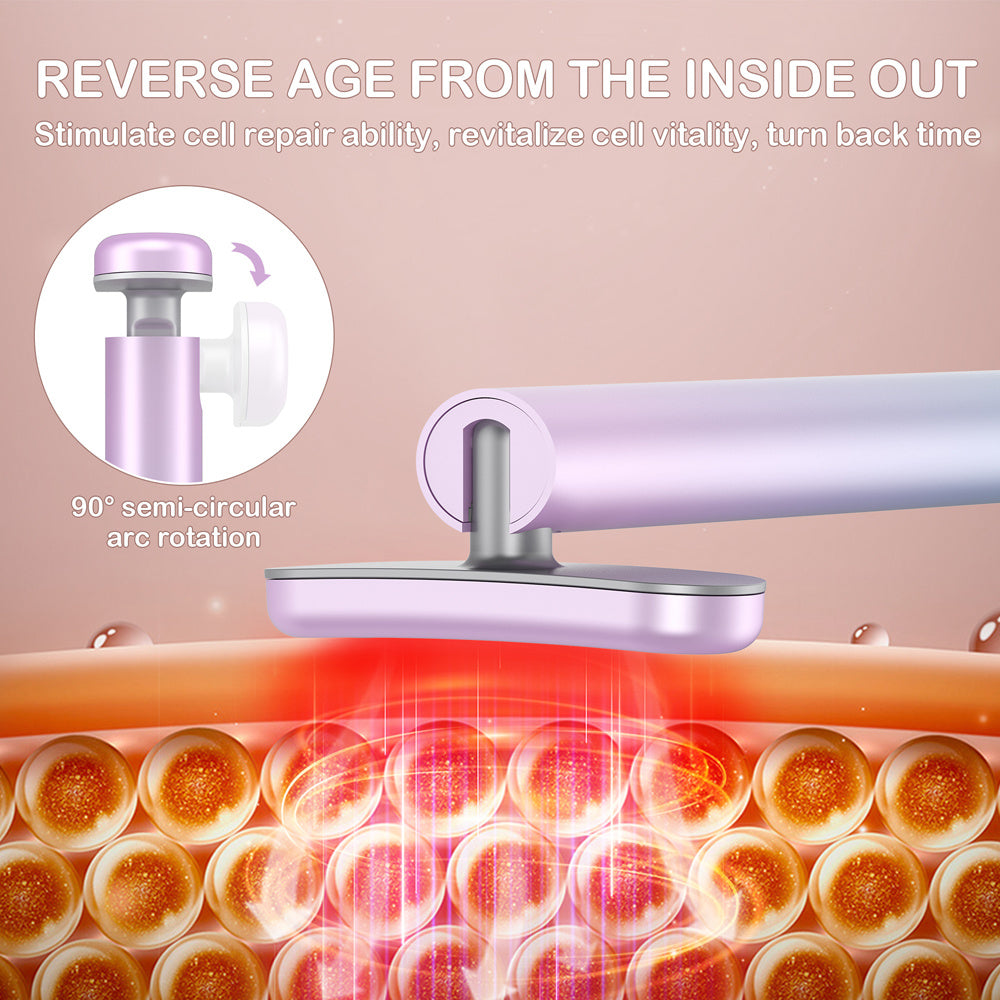 Micro-current Skin Care Wand - Rotatable Vibration