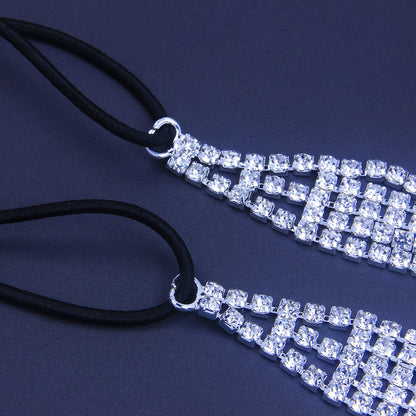 Flash Diamond Rhinestone Elastic Headband Hair