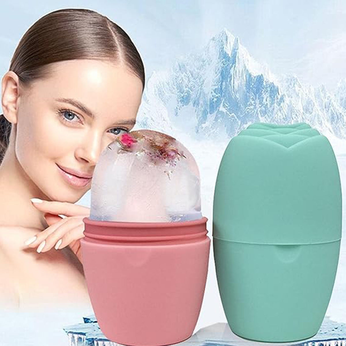 Ice Face Roller – Reusable Silicone Ice Stick