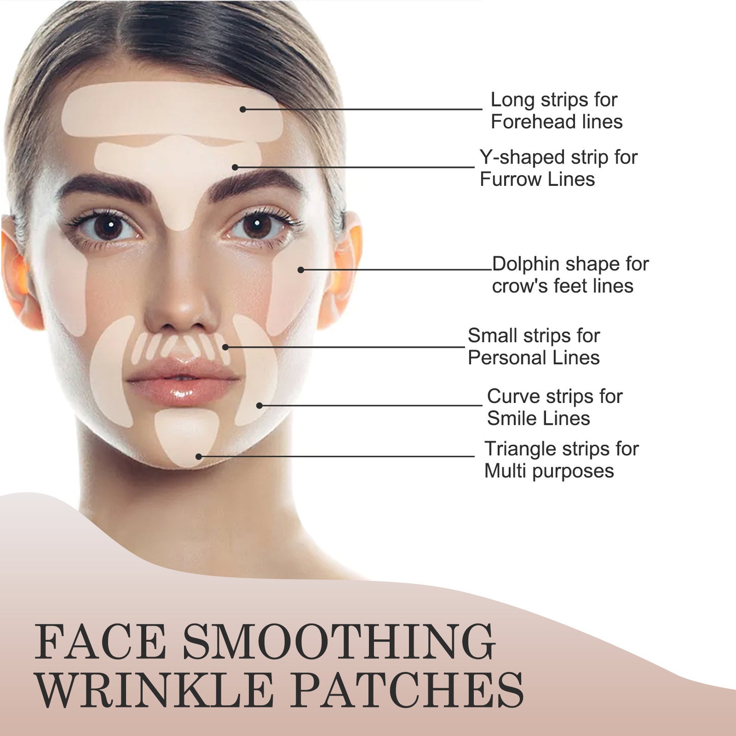 Anti-Wrinkle Face Lifting Stickers